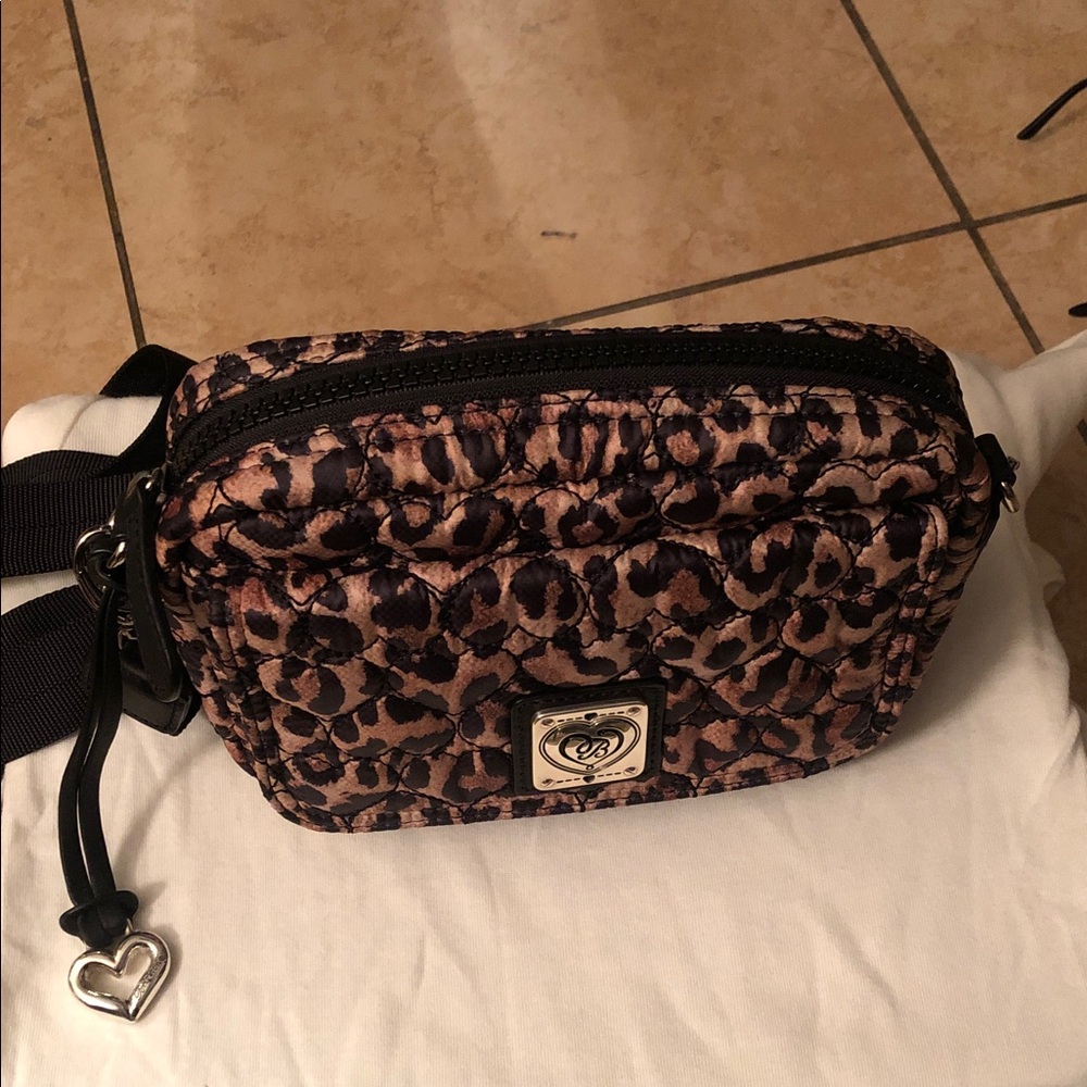 Brighton Leopard Print Crossbody Bag